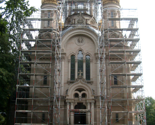 Gerüstbau Kirche Neroberg